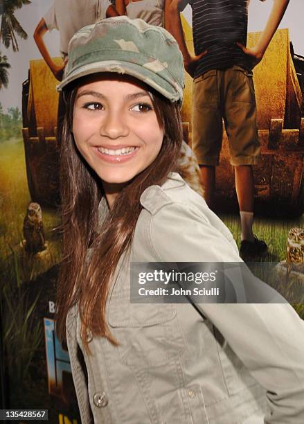 Victoria Justice during "Hoot" Los Angeles Premiere - Red Carpet at The Grove in Los Angeles, California, United States.
