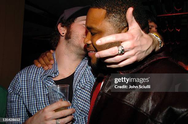 Danny Masterson and Anthony Anderson during 2005 Park City - Motorola Late Night Lounge Sponsored by Motorola and Splinter Cell Chaos Theory at...