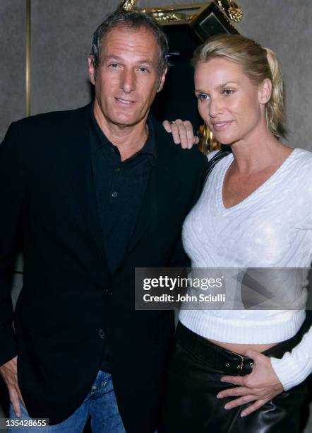 Michael Bolton and Nicollette Sheridan during Harry Winston Celebrates the Opening of Their New Beverly Hills Flagship Store - Inside at Harry...