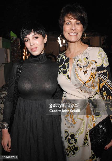 Ester Rosenfield and daughter at Domino Magazine's Party Honoring Lara Shriftman and Elizabeth Harrison's New Book "Party Confidential"