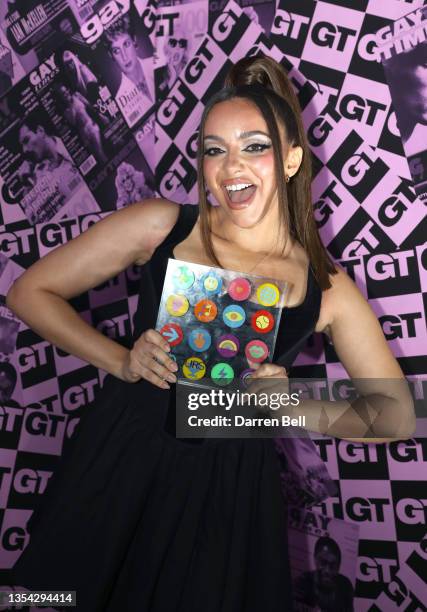 Jade Thirlwall wins the Allyship Honour at the Gay Times Honours 2021 at Magazine London on November 19, 2021 in London, England.