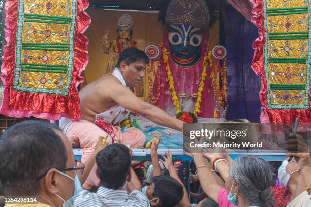 The International Society for Krishna Consciousness celebrated the Ratha Yatra Festival at their premises by keeping to social distancing with health...