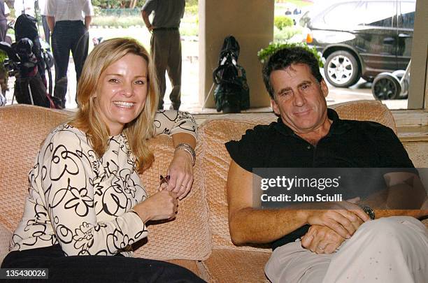 Kate Carr, CEO of Elizabeth Glaser Pediatric AIDS Foundationand Paul Michael Glaser at the 6th Annual Golf Classic benefiting the Elizabeth Glaser...