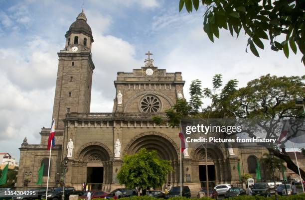 The Manila Metropolitan Cathedral-Basilica (also known as the Cathedral-Basilica of the Immaculate Conception and informally as Manila Cathedral was...