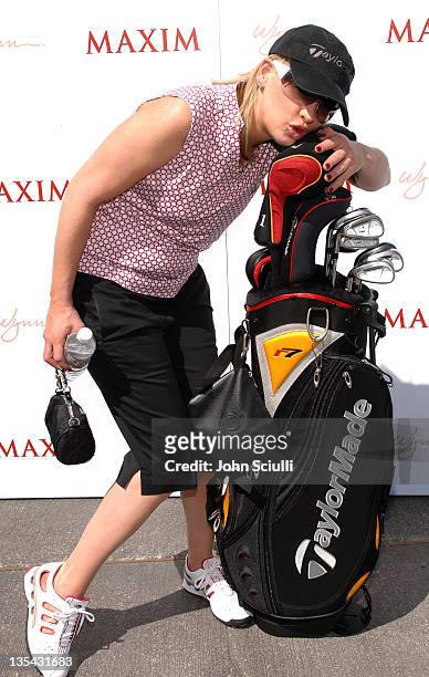 Kristy Swanson during Maxim 100th Issue Weekend - Golf Tournament in Las Vegas, Nevada, United States.