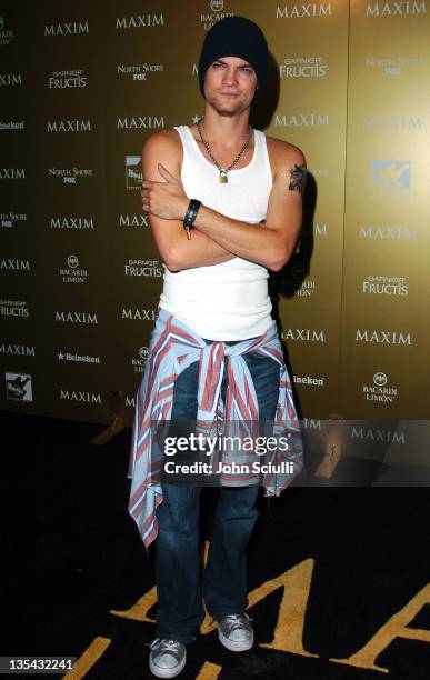 Shane West during Maxim Magazine Hot 100 Party in Celebration of the Grand Opening of Body English, In the Hard Rock Hotel & Casino - Red Carpet at...