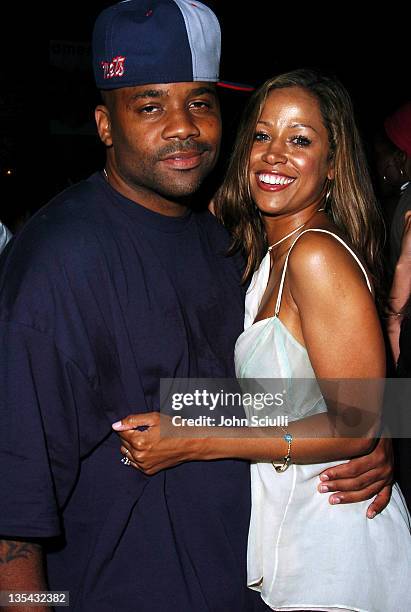 Damon Dash and Stacey Dash during America Magazine Party Hosted by Damon Dash at The Concorde in Hollywood, California, United States.