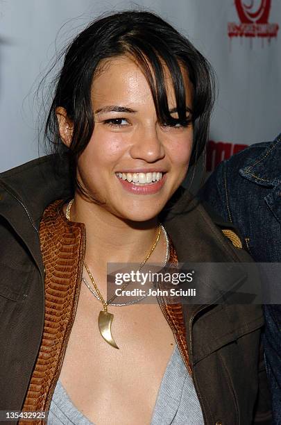 Michelle Rodriguez during Mean Magazine Celebrates Their April/May Issue at Nacional in Los Angeles, California, United States.