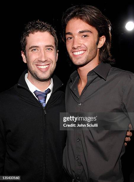 Ben Russo and Frank Mentier during MySpace Presents Rock for Darfur Party Benefiting Oxfam America at Private Estate in Beverly Hills, California,...