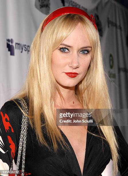 Kimberly Stewart during MySpace Presents Rock for Darfur Party Benefiting Oxfam America at Private Estate in Beverly Hills, California, United States.