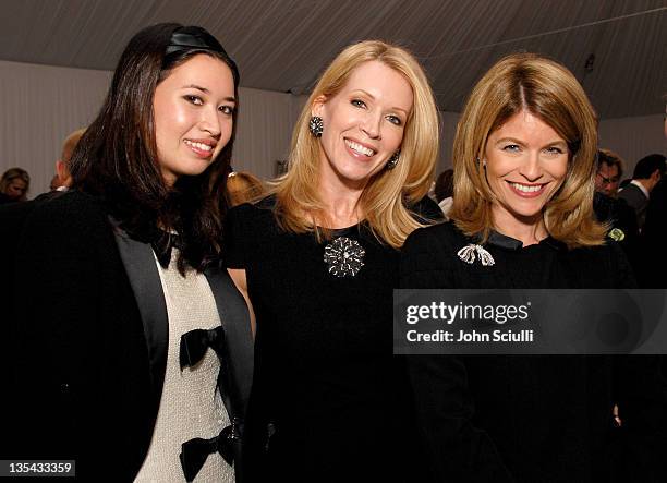 Alyssa Fung, Susan Casden and Carla Sands during Chanel Fine Jewelry Dinner to Celebrate "Les Perles de Chanel" at Private Residence in Beverly...