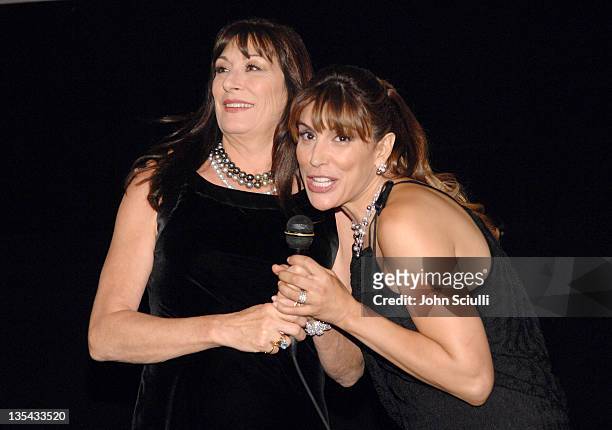 Anjelica Huston and Jo Champa during Opening Gala of "Cinema Italian Style: New Films from Italy" at Egyptian Theatre in Los Angeles, California,...