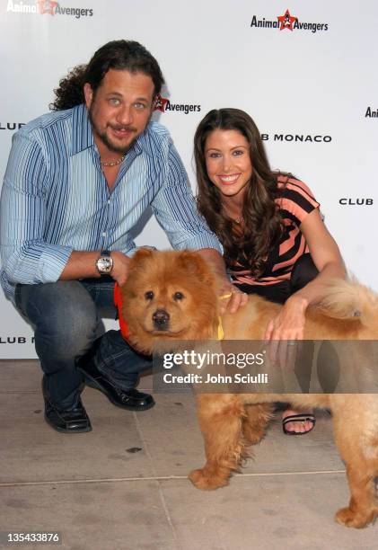 Joe Reitman and Shannon Elizabeth during Club Monaco Hosts Animal Avengers Charity Party at Club Monaco Beverly Hills in Beverly Hills, California,...