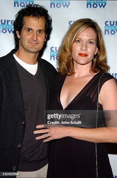 Catherine Dent and Peter Eliasberg during Cure Autism Now Celebrates Third Annual "Acts of Love" - Arrivals at Coronet Theatre in Los Angeles,...