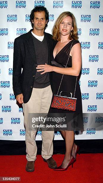 Catherine Dent and husband Peter Eliasberg during Cure Autism Now Celebrates Third Annual "Acts of Love" - Arrivals at Coronet Theatre in Los...