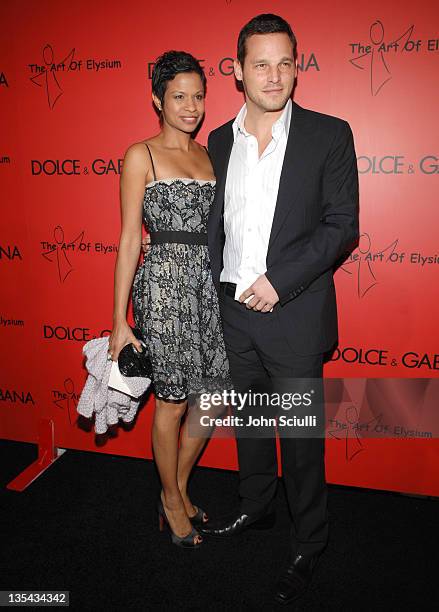 Keisha Chambers and Justin Chambers wearing Dolce & Gabbana