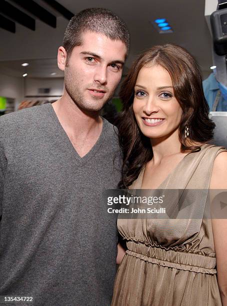 Jeff Abrams and Dayanara Torres during Evangeline Lilly as The New Face of Michelle K at Kitson in Los Angeles, California, United States.