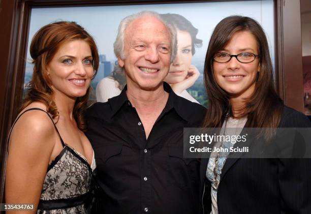 Michelle K, Robert Greenberg and Evangeline Lilly during Evangeline Lilly as The New Face of Michelle K at Kitson in Los Angeles, California, United...