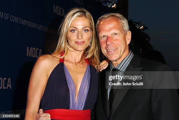 Jamie Tisch and Steve Tisch during MOCA Celebrates 25 Years Of Groundbreaking Art Achievements - Red Carpet at MOCA at The Geffen Contemporary in Los...