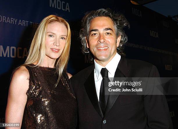 Kelly Lynch and Mitch Glazer during MOCA Celebrates 25 Years Of Groundbreaking Art Achievements - Red Carpet at MOCA at The Geffen Contemporary in...