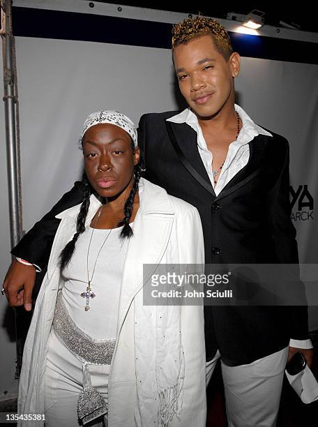 Tichina Arnold and Gregg Wood during 7th Annual Heidi Klum Halloween Party, Sponsored by M&M's Dark Chocolate - Red Carpet and Inside at SBE's...