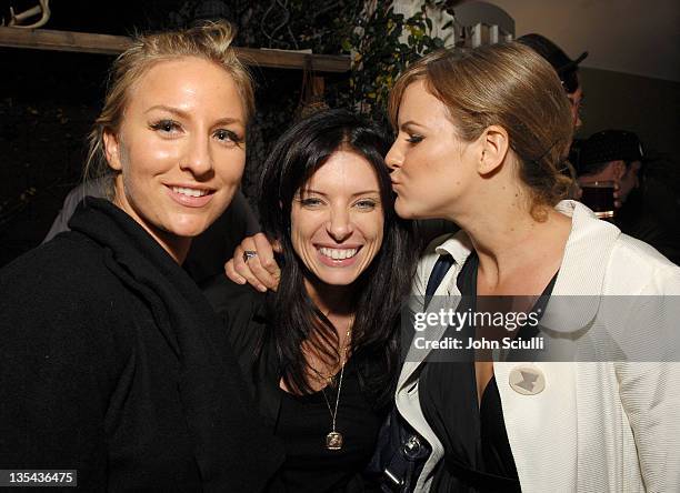 Mickey Sumner, Joey Tierney and Kate Sumner during Gran Centenario Toasts Joey Tierney's Fall 2007 Collection at Private Residence in Beverly Hills,...