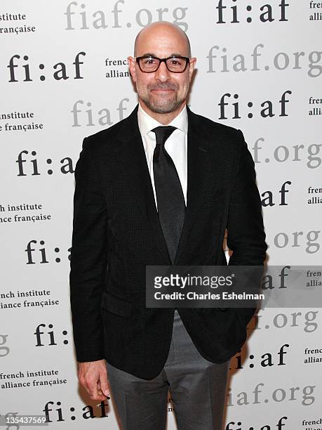 Actor Stanley Tucci attends the 2011 French Institute Alliance Francaise Trophee des Arts gala at 583 Park Avenue December 9, 2011 in New York City.
