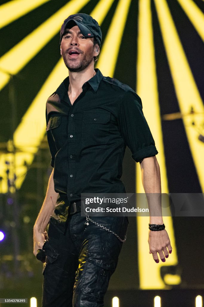 Enrique Iglesias And Ricky Martin Perform At STAPLES Center