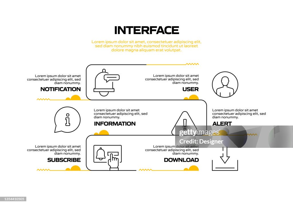 Interface Related Process Infographic Template Process Timeline Chart ...