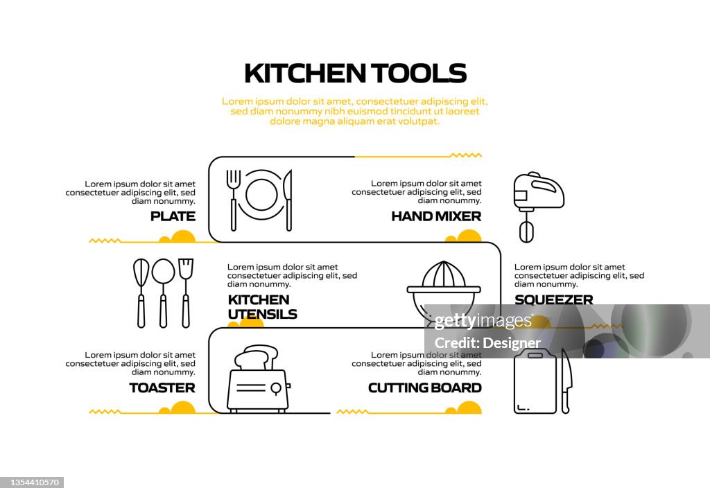 Kitchen Related Process Infographic Template Process Timeline Chart ...