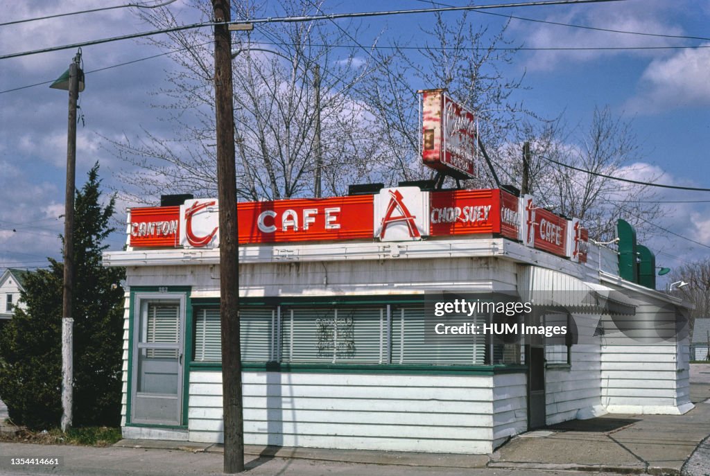 1980s America - Canton Cafe, Galesburg, Illinois 1980