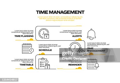 Time Management Related Process Infographic Template Process Timeline ...