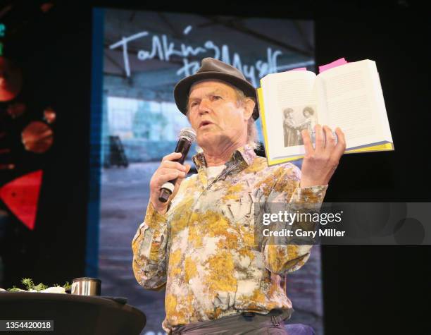 Chris Jagger speaks during a reception celebrating the release of Jagger's new book 'Talking to Myself' and album 'Mixing Up The Medicine' at 3TEN...