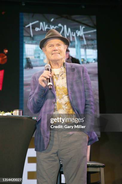 Chris Jagger speaks during a reception celebrating the release of Jagger's new book 'Talking to Myself' and album 'Mixing Up The Medicine' at 3TEN...