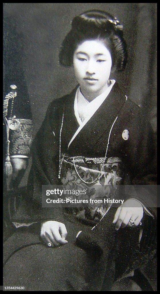 Japan: Ichijyo Mikako, the wife of the 15th and final Shogun, Tokugawa Yoshinobu.