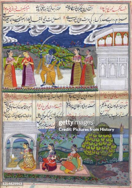 Ragamala Paintings are a series of illustrative paintings from medieval India based on Ragamala or the 'Garland of Ragas', depicting various Indian...