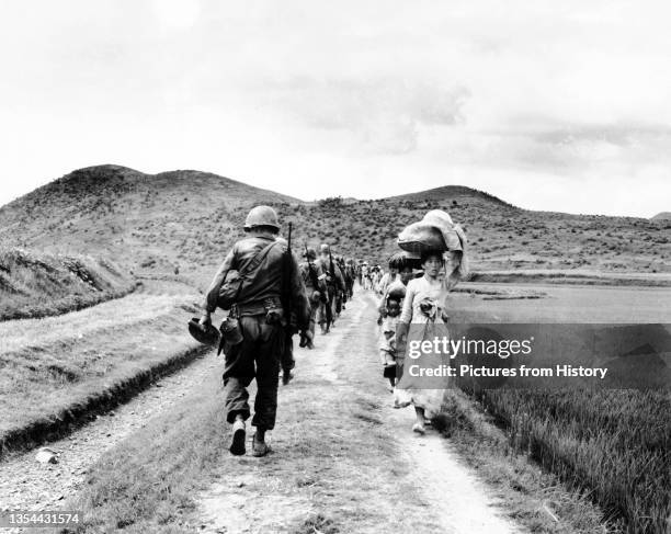 The Korean War was a military conflict between the Republic of Korea, supported by the United Nations, and North Korea, supported by the People's...