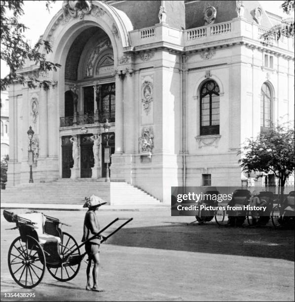 The Saigon Opera House , an opera house in Ho Chi Minh City, Vietnam, is an example of French Colonial architecture in Vietnam. Built in 1897 by...