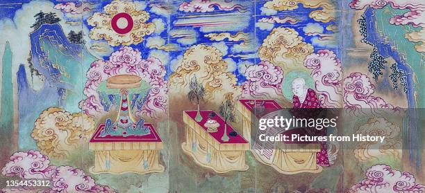 Buddhism in Mongolia derives much of its recent characteristics from Tibetan Buddhism of the Gelugpa school. Traditionally, Mongols worshiped heaven...