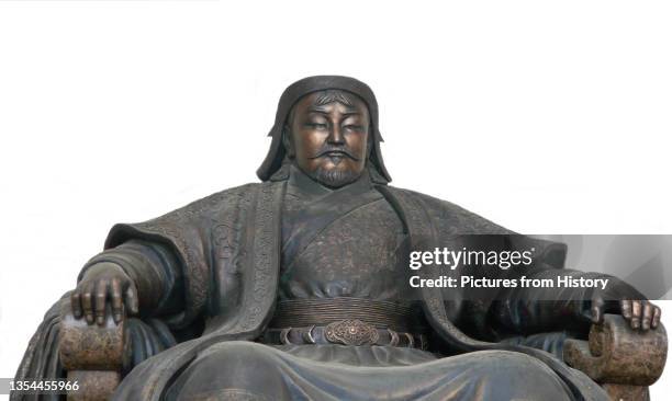 Genghis Khan , born Borjigin Temujin, was the founder, Khan and Khagan of the Mongol Empire, which became the largest contiguous empire in history...
