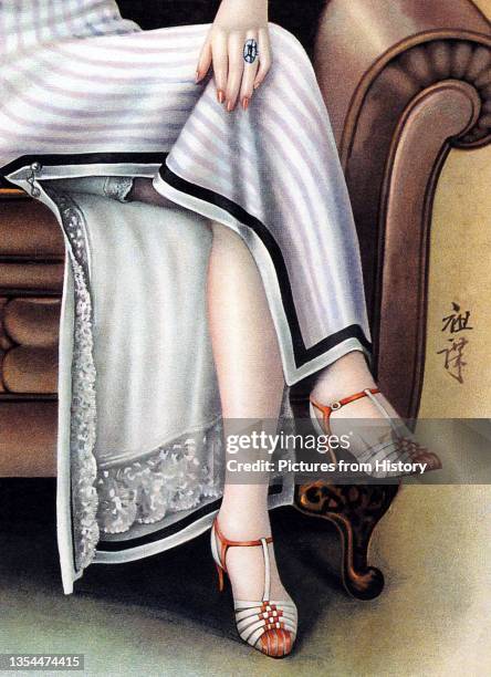 Foot binding, although notionally banned after the fall of the Qing Empiore in in 1911, continued in some remote areas for quite a few years under...