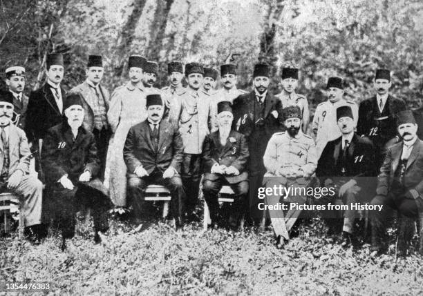 Secret meeting of The Committee of Union & Progress was held with the following in attendence: Mehmed Talaat Pasha Ð The Minister of the Interior;...