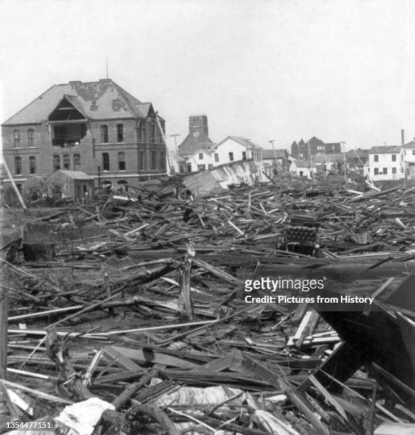 The Hurricane of 1900 made landfall on September 8 in the city of Galveston, Texas, in the United States. It had estimated winds of 145 miles per...