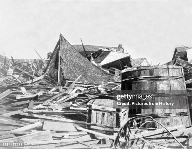 The Hurricane of 1900 made landfall on September 8 in the city of Galveston, Texas, in the United States. It had estimated winds of 145 miles per...