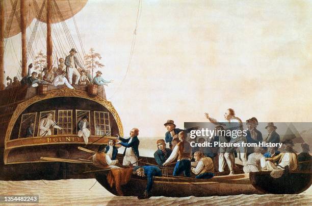 The Mutiny on the Bounty was a mutiny aboard the Royal Navy ship HMS Bounty on 28 April 1789. The mutiny was led by Fletcher Christian against their...