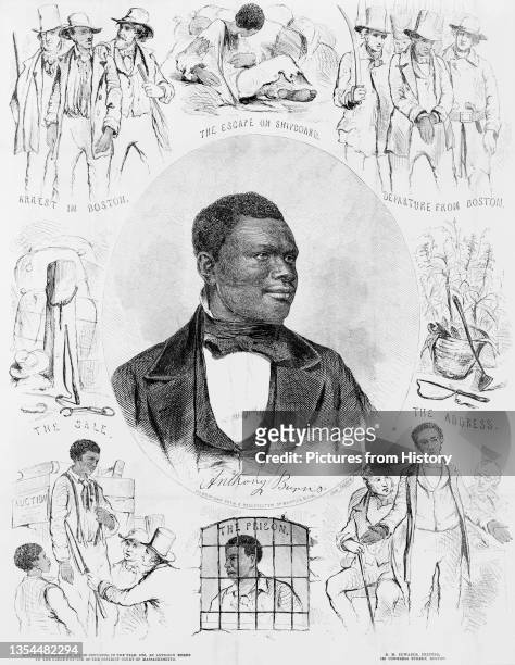 Anthony Burns was born a slave in Stafford County, Virginia. As a young man, he became a Baptist and a 'slave preacher' at the Falmouth Union Church...