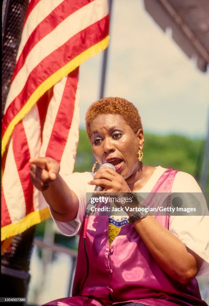 Shirley King Performs At The Chicago Blues Festival
