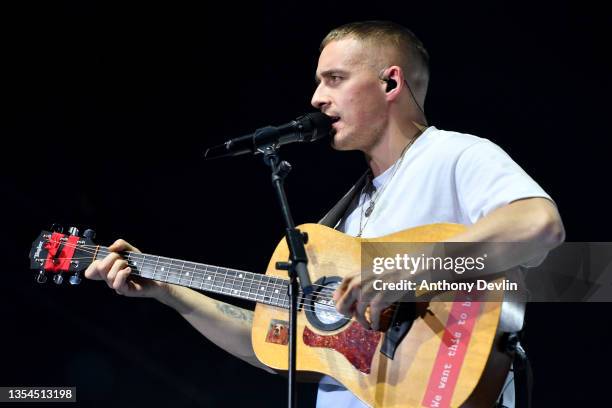 Dermot Kennedy performs during HITS Radio's HITS Live 2021 at Resorts World Arena on November 20, 2021 in Birmingham, England.