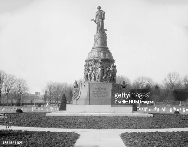 Arlington Cemetery, [Virginia], confederate section ca. Between 1910 and 1925.