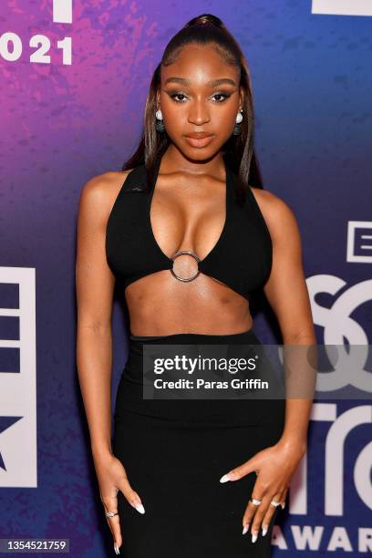 Normani attends The “2021 Soul Train Awards” Presented By BET at World Famous Apollo on November 20, 2021 in New York City.